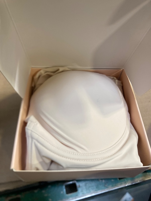 Photo 1 of Slimers Backless Shapewear Tummy Control: Low Back Plunge Shapewear Bodysuit - Slimming Built-In Bra Full Body shaper For Woman Beige