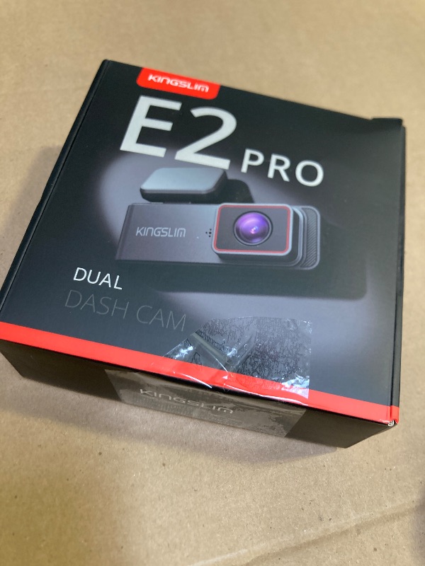 Photo 1 of Kingslim Dash Cam Front and Rear 2K+1080P, Mini WiFi Dash Camera for Cars Dual Dashcam Parking Monitor, Loop Recording, Car Camera Support Max 256GB (E2PRO)