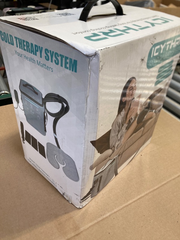 Photo 1 of ICYTHRP Cold Therapy Machine with Programmable Timer, Portable Ice Machine for Knee After Surgery, Knee Replacement Recovery System for Pain Relief w/Compression Pad for Shoulder, Hip and Ankle