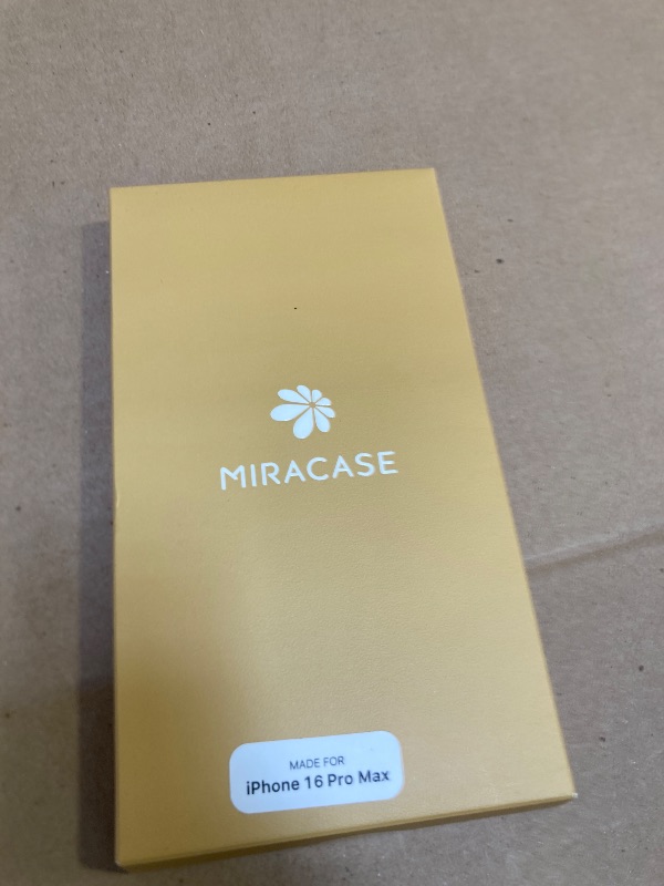 Photo 1 of Miracase Magnetic for iPhone 16 Pro Max Case 6.9'' [Compatible with MagSafe] Full-Body Phone case with Built-in Glass Screen Protector& Camera Protector,Drop Proof 16 Pro Max Cover,Desert Brown