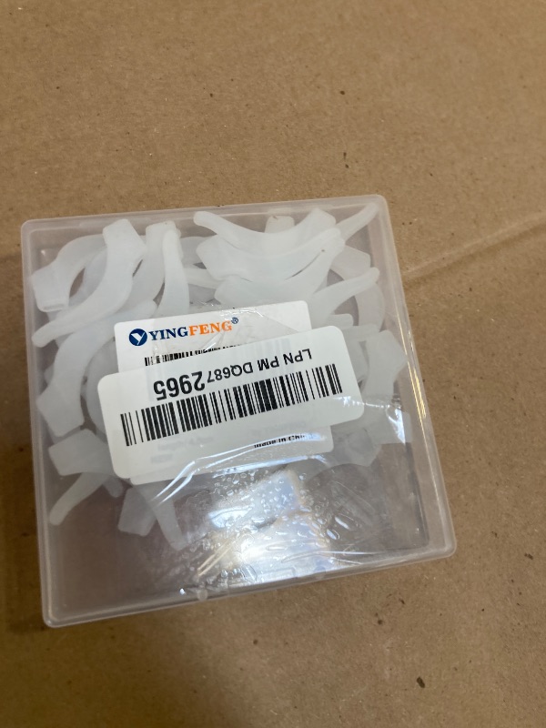Photo 1 of YINGFENG 22 Pairs White Silicone Glasses Anti-slip Holder with Storage Box, Eyeglass Holder, Premium Silicone Eyeglass Ear Hook Grip, Fits Most Kids and Adult Size for Retainer Glasses or Sunglasses