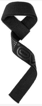 Photo 1 of EVO Fitness Weight Lifting Straps Anti Slip Gym Powerlifting Deadlifting Bodybuilding Workout Strength Training Hand Bar Grips Neoprene Gel padded Wrist Support Unisex Men Women (Black)