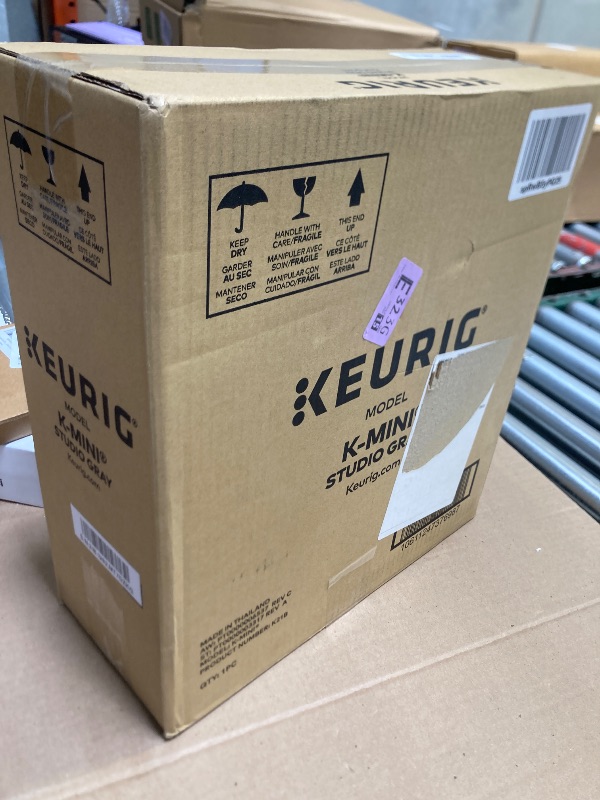 Photo 1 of Keurig K-Mini Single Serve K-Cup Pod Coffee Maker, 6 to 12oz Brew size, with Cord Storage, Perfect for Small Spaces, Studio Gray