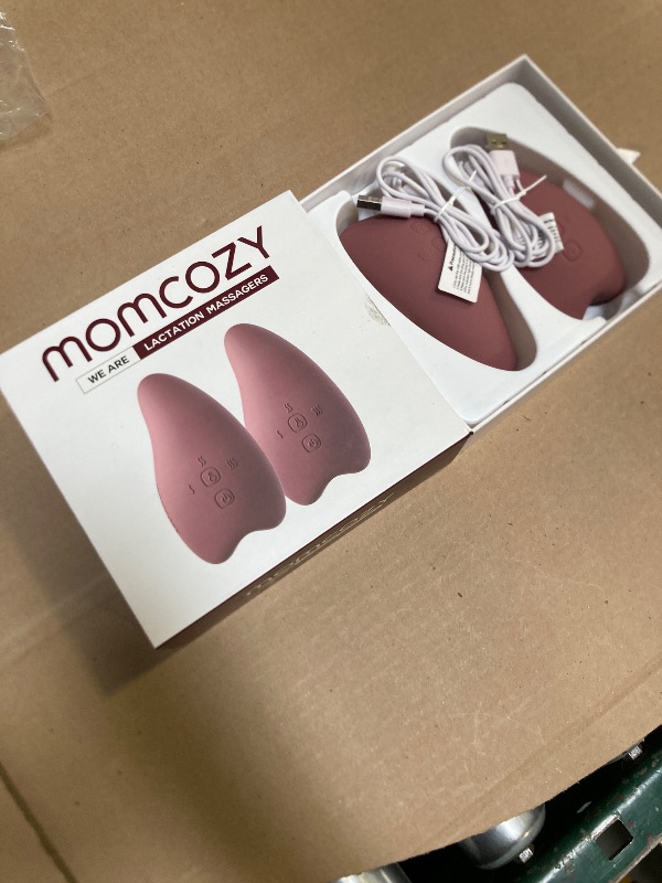 Photo 1 of Momcozy Double Lactation Massager Warming for Breastfeeding, Pumping, Heat & Vibration for Improve Milk Flow, Breastfeeding Essentials for Clogged Ducts, Engorgement