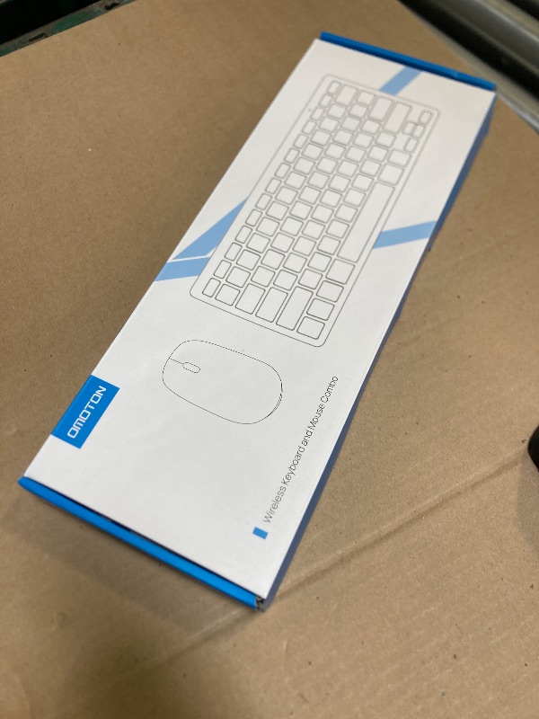 Photo 1 of Bluetooth Keyboard and Mouse Compatible with Mac, OMOTON Ultra-Slim Wireless Keyboard and Mouse Combo Compatiblei with MacOS, MacBook Pro/Air, iMac, Mac Mini, Laptop and PC (Silver)