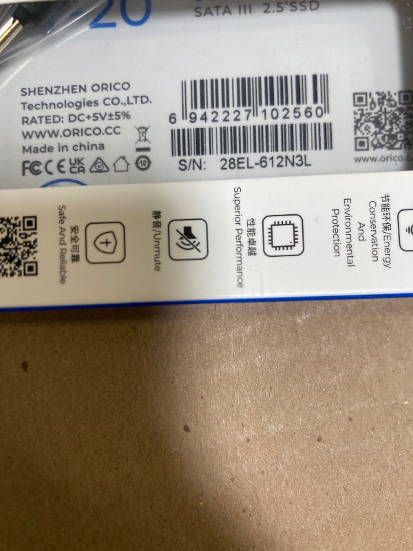 Photo 1 of ORICO 512GB SATA SSD 2.5 Inch Internal Solid State Drive, Read Speed up to 500MB/s, SATA III 6Gbps for Desktop Laptop NAS DIY External Drive - Y20