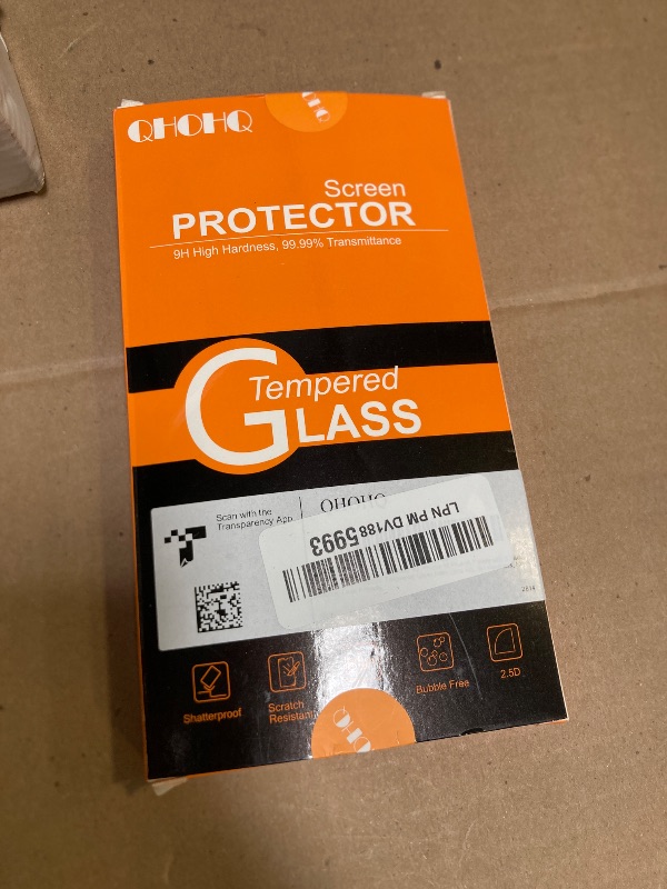 Photo 1 of QHOHQ 3 Pack Screen Protector for iPhone 15 Plus [6.7 Inch] with 3 Pack Camera Lens Protector, Tempered Glass Film, HD Clear, 9H Hardness, No Bubbles, Case Friendly