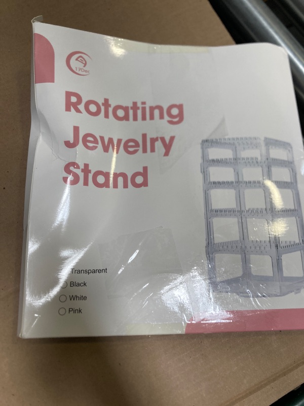 Photo 1 of 17Dec 360 Rotating Earring Holder Organizer Stand,5 Tiers Acrylic Jewelry Organizers and Storage,Stud Earring Organizers and Storage,228 Holes and 232 Grooves for Earrings Necklaces chain bracelet