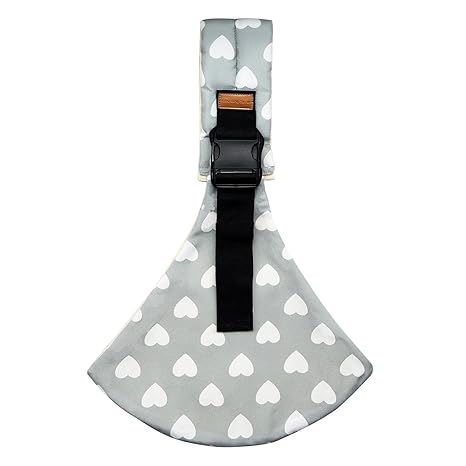 Photo 1 of Baby Sling Carrier Newborn to Toddler Adjustable One-Shoulder Design with Hip Seat Support, Labor-Saving Baby Wraps Carrier 10-30 lbs(Heart)