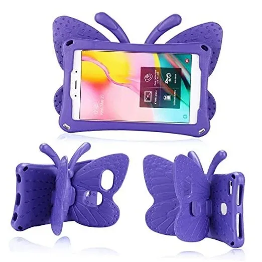 Photo 1 of Compatible with Lenovo Tab M9 2023 Cute Butterfly Case with Stand for Kids Girl Light Weight EVA Rugged Shockproof Full Cover Kids Friendly Kids case for Tab M9(Purple)I’m 