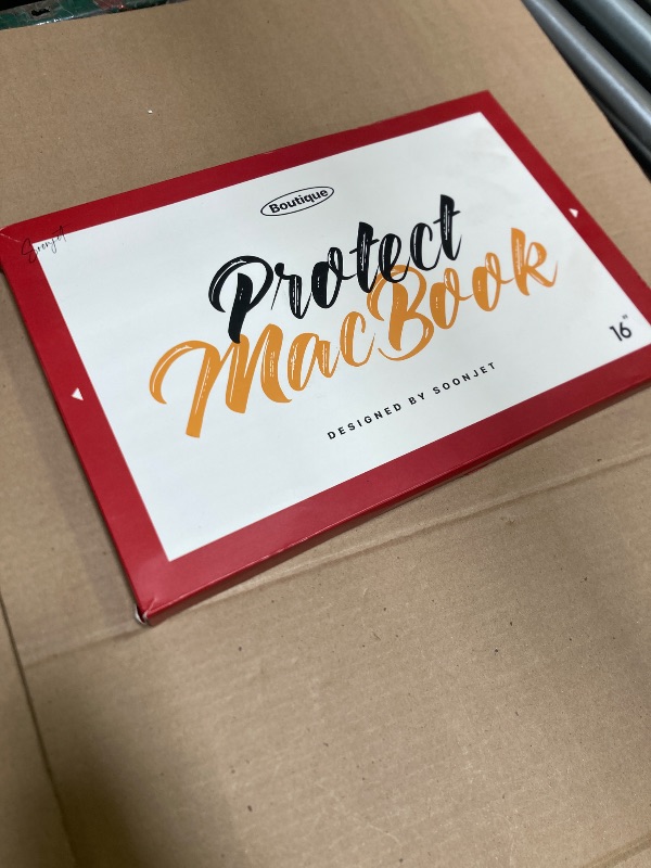 Photo 1 of Soonjet for MacBook Pro 16 inch Case M4 2024-2021 M3 M2 M1 Pro/Max [100% Match Official Color] [Scientific Slim] Protective Hard Case Laptop Cover A3403 A3186 A2991 A2780 A2485 - Space Black Clear