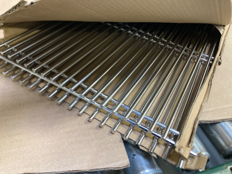 Photo 1 of 18.75" Cooking Grates for Weber Genesis II 300 and Genesis II LX 300 Series Gas Grills, Genesis II E&S 310 315 320 325 340, Stainless Steel Cooking Grid Replacement Parts for Weber 66095 84136