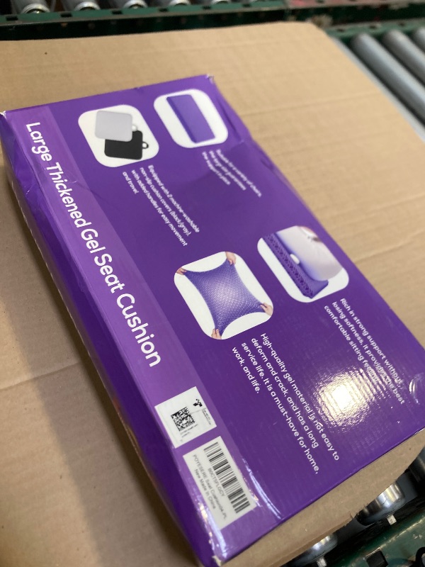 Photo 1 of Seat Cushion, Thickened Big Gel Seat Cushion, Strong Support, Sciatica & Back Pain Relief, Breathable Cool Suitable as Office Chair Cushion, Car Seat Cushion, Wheelchair Cushions, 2 Non-Slip Covers