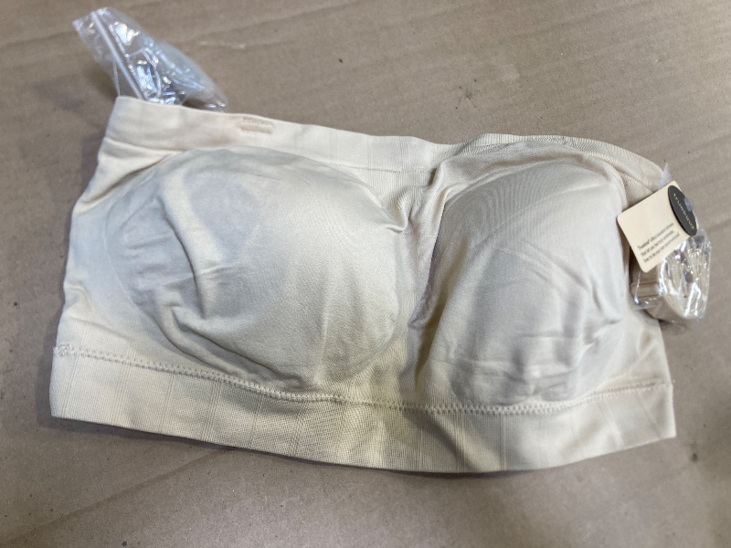 Photo 1 of  Invisible Bandeau Bra with Support, Women's Stretch Strapless Padded Bandeau.