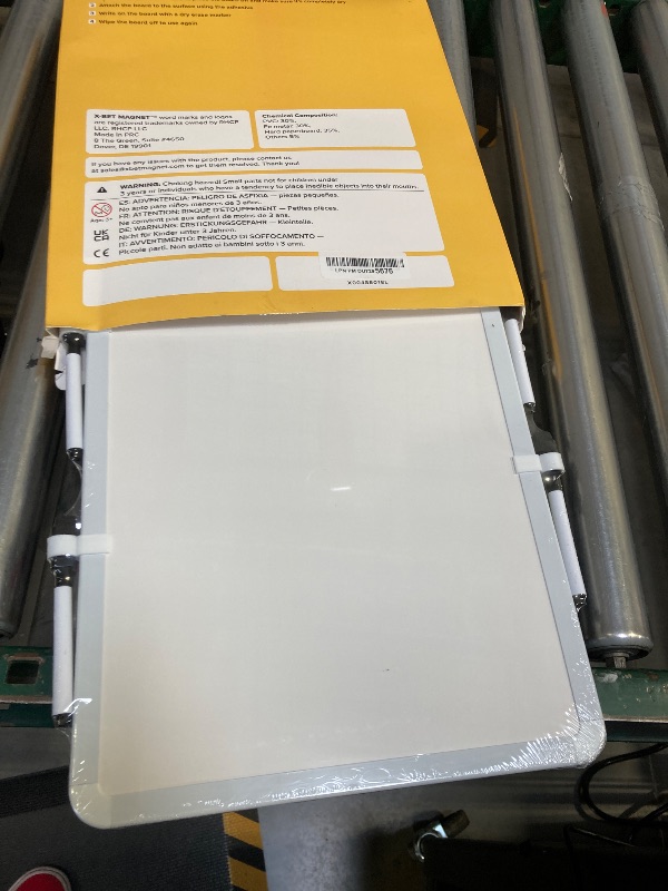 Photo 1 of X-Bet Dry Erase Board, 14” x 11”, White & Modern Frame, Includes 5 Markers - Ideal for Kids, Students & Home Office