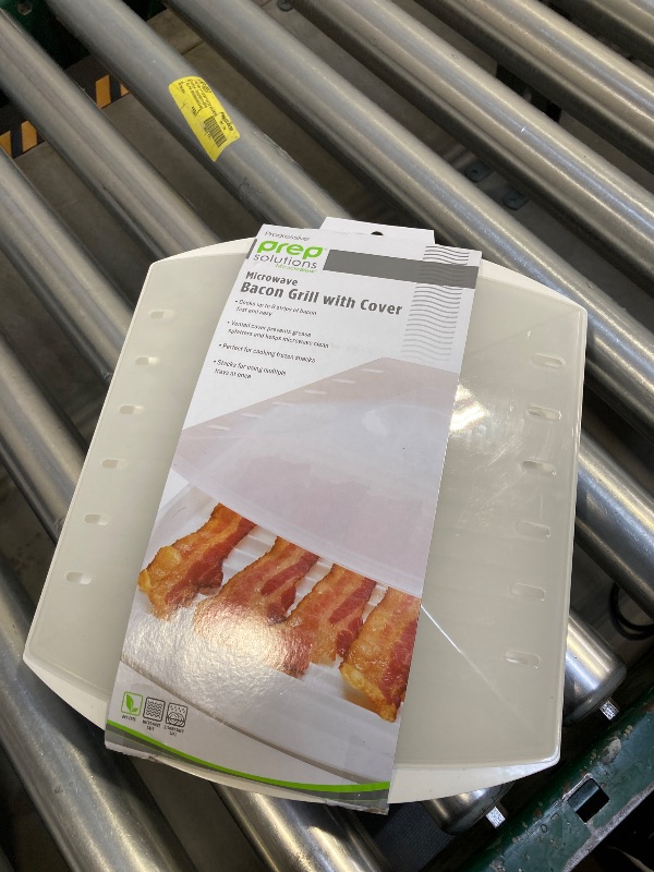 Photo 1 of Progressive International Prep Solutions Microwavable Bacon Grill, White, 1 Piece