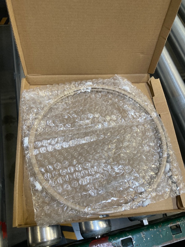 Photo 1 of Microwave Turntable Ring,8.7 Inch Microwave Oven Tray Rotating Roller Support Ring Large Glass Plate Tray Wheel Ring(2 PCS),Roller Height 15 mm