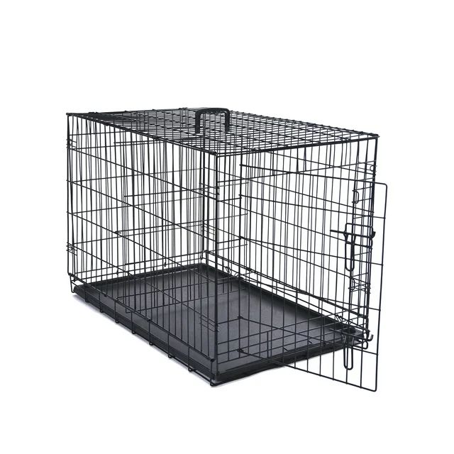 Photo 1 of Max&Marlow 30inch Single-Door Dog Crate, Foldable Metal Wire Dog Kennel with Tray and Divider for Medium Dogs