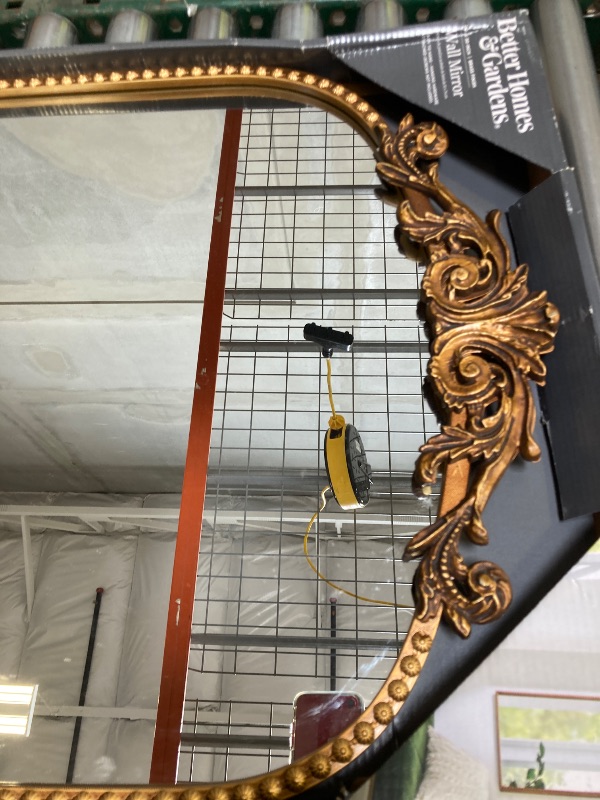 Photo 1 of  Better Homes & Gardens 20 X 30 Filigree Arch Metal Wall Mirror Decor in Gold 