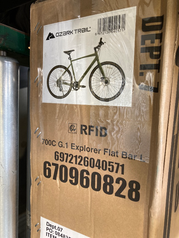 Photo 1 of 700c Ozark Trail G.1 Explorer Drop Bar Gravel Bike, Medium Frame, Fits Riders 5'5" - 5'10", Green, Adult