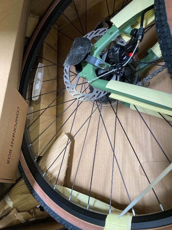 Photo 1 of 700c Ozark Trail G.1 Explorer Drop Bar Gravel Bike, Medium Frame, Fits Riders 5'5" - 5'10", Green, Adult