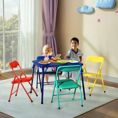 Photo 1 of Homy Casa Kids Table and 4 Chairs Set