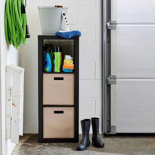 Photo 1 of Better Homes & Gardens 3-Cube Storage Organizer, Charcoal