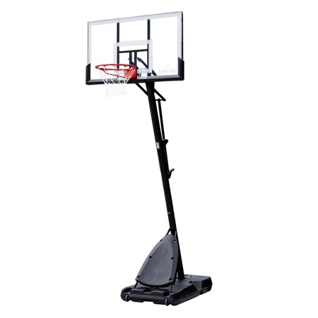Photo 1 of Spalding 54 Inch Shatter-proof Polycarbonate Exacta Height® Portable Basketball Hoop System