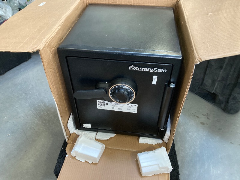 Photo 1 of  SentrySafe SFW123CS Lock Boxes Fireproof Waterproof, Dial Combination Safe, Black 