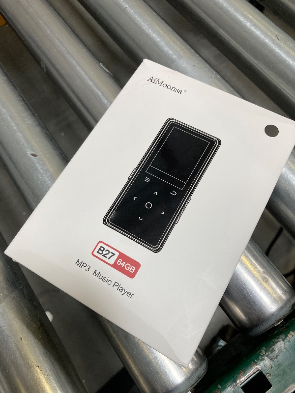 Photo 1 of 64GB MP3 Player with Bluetooth 5.2, AiMoonsa Music Player with Built-in HD Speaker, FM Radio, Voice Recorder, HiFi Sound, E-Book, Earphones Included
