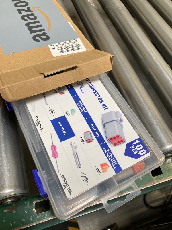 Photo 1 of YMYP Deutsch 6 Pin DT Connector 5 Set,Size 16 Stamped Contacts, 18-14 AWG Waterproof Automotive Boats Connectors with Removal Tool