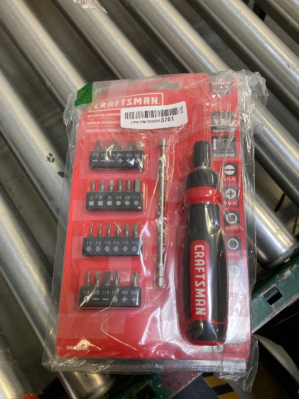 Photo 1 of CRAFTSMAN Ratcheting Screwdriver, Multibit Set, 26-Piece (CMHT68001)