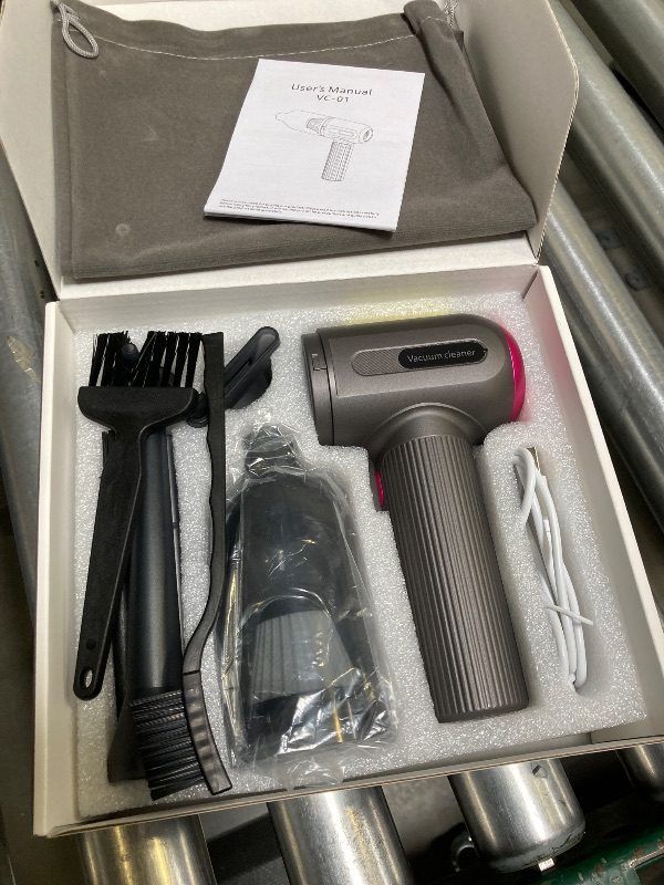 Photo 1 of Hayousui 7000Pa Mini Vacuum Cleaner: Handheld Vacuum & Electronics Duster & Hand Pump Cordless Keyboard Vac 3-Gear Compressed Air Blower for Computer Sewing Machine Laptop Car Home Office