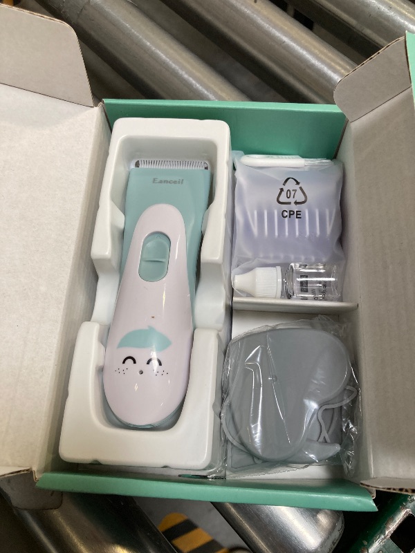 Photo 1 of Baby Hair Clippers, Ceramic Blade Electric Kids Hair Trimmer, Ultra-Quiet Cordless Rechargeable Waterproof Haircut Kit for Kids & Adult
