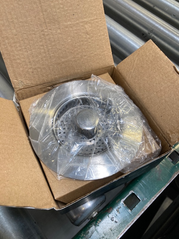 Photo 1 of Kitchen Sink Drain Strainer & Pop-up Sink Stopper, 3-in-1 Upgraded Universal Sink Strainer with Anti-Clogging Basket, Stainless Steel Filter, Cleaning Brush for US Standard 3-1/2 Inch Drain