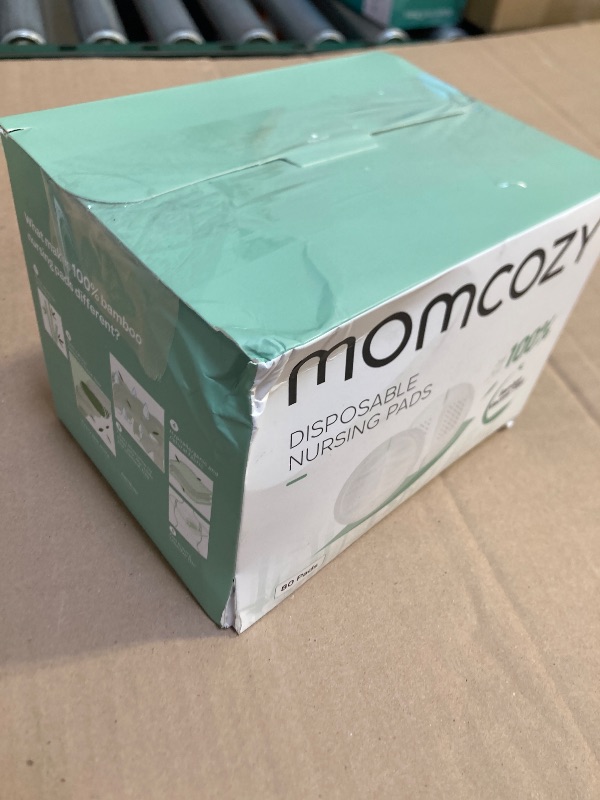 Photo 1 of Momcozy Bamboo Fiber Disposable Nursing Pads, 100% Natural Materials and 100% Biodegradable Breast Pads, Breastfeeding Essentials for Moms, 80 Count