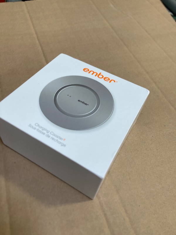 Photo 1 of Ember Charging Coaster 2, Wireless Charging for Use with Ember Temperature Control Smart Mug, Gray