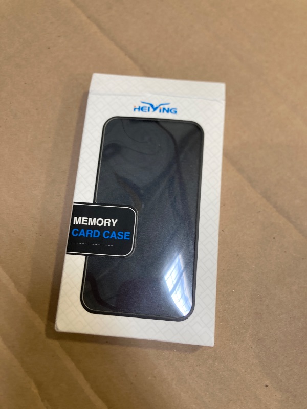 Photo 1 of HEIYING SD Card Holder for SD/TF Cards,Portable Memory Card Storage Case Compatible with 20 SDXC SDHC and 20 TF Cards Slots
