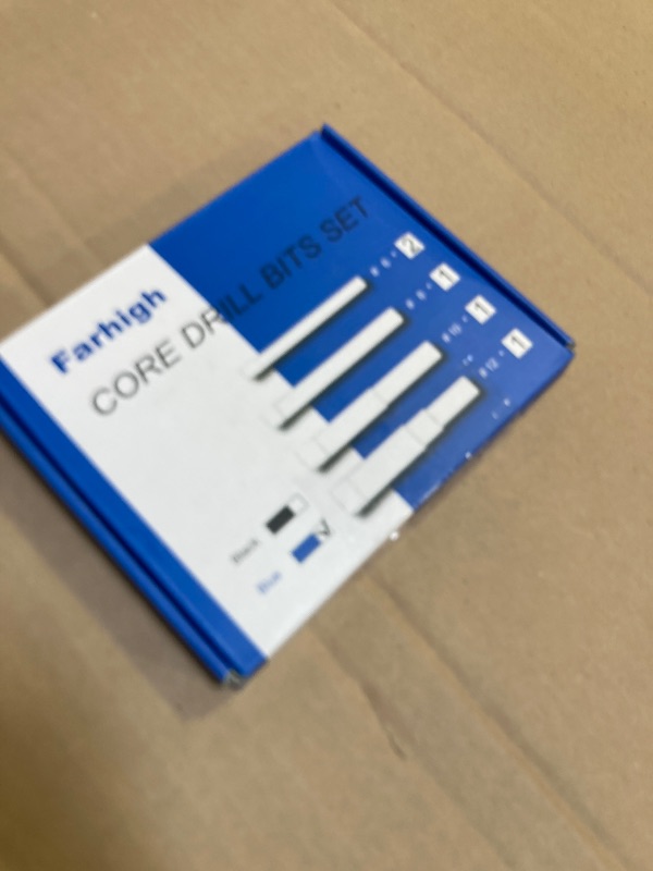 Photo 1 of 6 PCs Diamond Drill Bits Set for Porcelain, Ceramic, Glass & More - Versatile Tile Drill Bits for Efficient, Precise Drilling