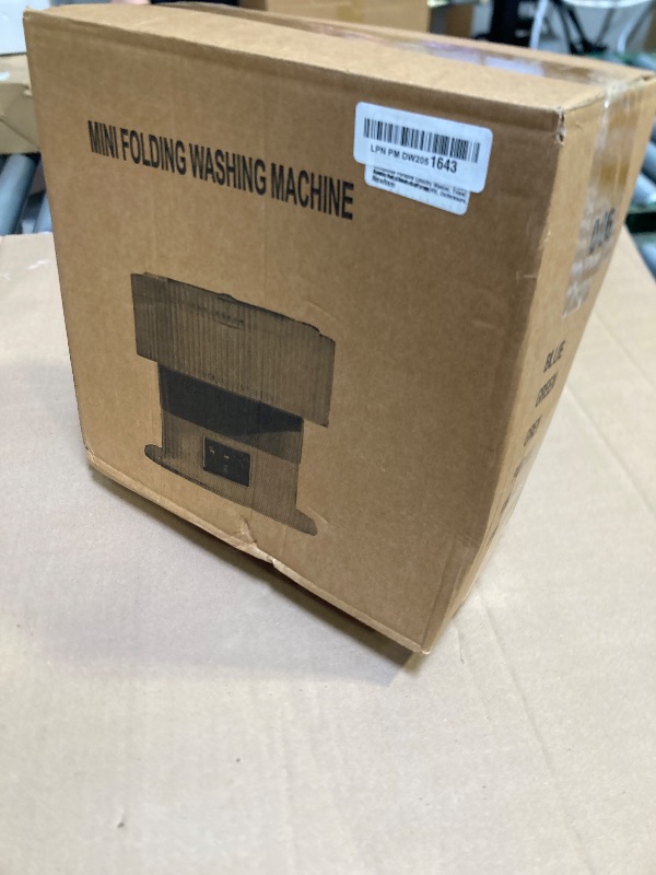 Photo 1 of Portable Washing Machine, 15L Mini Washing Machine, Small Compact Washer and Dryer, Collapsible Portable Laundry Washer, Travel, Apartment, Dorm, Camping, RV, Underwears, Socks, Baby Clothes (Purple)