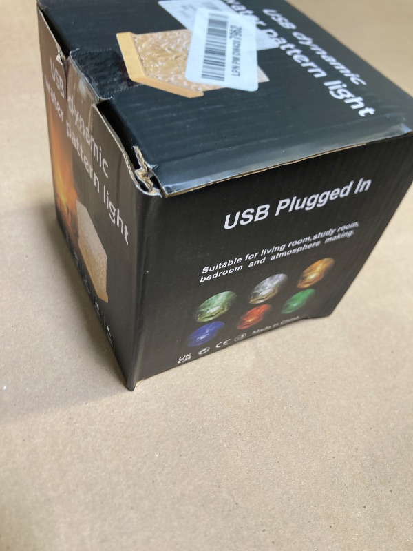 Photo 1 of Ocean Wave Projector Light, 16 Colors Rechargeable Luminorthe Cube Lamp with Touch and Remote Control, Bringing Romance and Tranquility