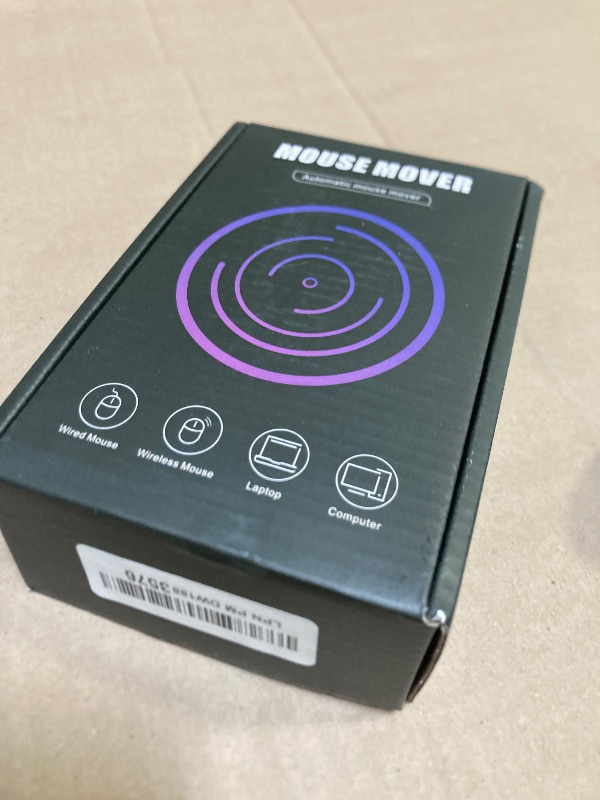 Photo 1 of Jerryrun Mouse Jiggler, Undetectable Mouse Mover Device Wiggler Shaker with Drive Free USB Cable and USB Adapter, Physical Automatically Mouse Movement, Keep PC Screen Active, Silver
