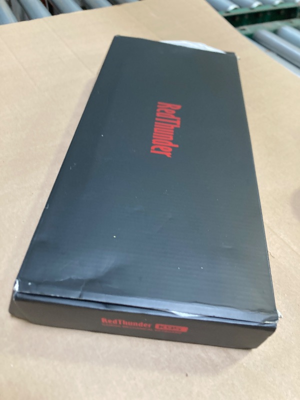 Photo 1 of RedThunder K95 Wireless Mechanical Keyboard, TFT Screen & Knob, Tri-Mode BT5.0/2.4GHz/USB-C Hot Swappable Custom, Pre-lubed Linear Pink Switches, Gasket Structure, RGB Gaming Keyboard, Black-Gold