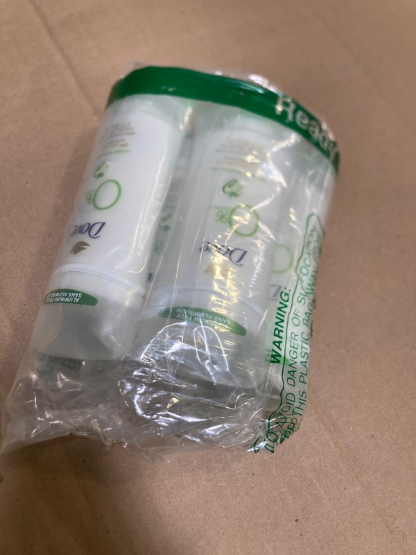 Photo 1 of Dove Aluminum Free Deodorant for Women 4 Count Cucumber and Green Tea 72 hour odor protection 2.6 oz