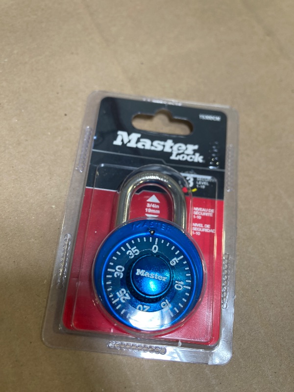 Photo 1 of Master Lock 1530DCM Locker Lock Combination Padlock, 1 count (Pack of 1) Colors may vary