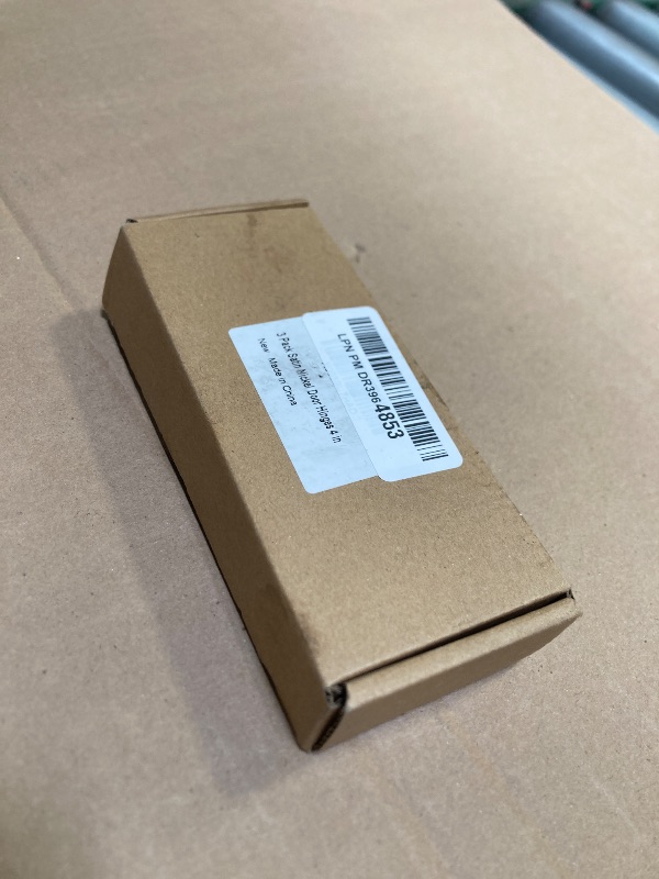 Photo 1 of 3 Pack Door Hinges 4 Inch Interior/Exterior Door Hinge Satin Nickel Door Hinges 4 Inch Square Rounded 5/8" Radius Corner Hinges for Doors Reversible Full Mortise Combination 4 in Door Hardware