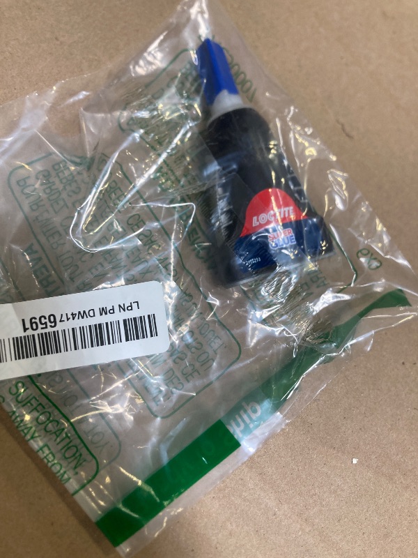 Photo 1 of Loctite Super Glue Power Flex Control, Flexible Super Glue Gel, Superglue with Non-Drip Formula for Vertical Applications, Clear Glue with Precise Nozzle, 1x3 g