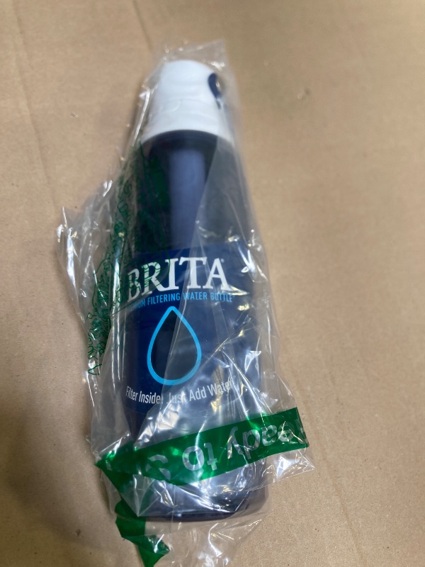 Photo 1 of Brita Hard-Sided Plastic Premium Filtering Water Bottle, BPA-Free, Reusable, Replaces 300 Plastic Water Bottles, Filter Lasts 2 Months or 40 Gallons, Includes 1 Filter, Night Sky - 26 oz.