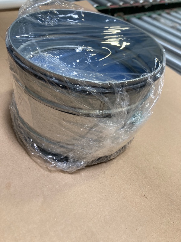 Photo 1 of 8" Inch Inline Round Duct Filter - G4 Class Filter with Mesh Screen - Dust Collection and Air Purification - Rigid or Flexible Vent Hose Filter