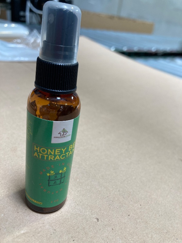 Photo 1 of Donaldson Farms Honey Bee Attractant Spray - Lemon Grass Oil Formula for Thriving Bee Colonies Enhance Natural Beekeeping Experience, 2oz